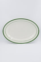 Tuxton Green Bay 10.5" Oval Plate