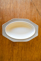 Oblong Grey Dinner Plate (Set of 2)