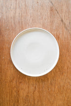 Gravel Cream Dinner Plate