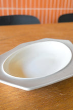 Oblong Grey Dinner Plate (Set of 2)