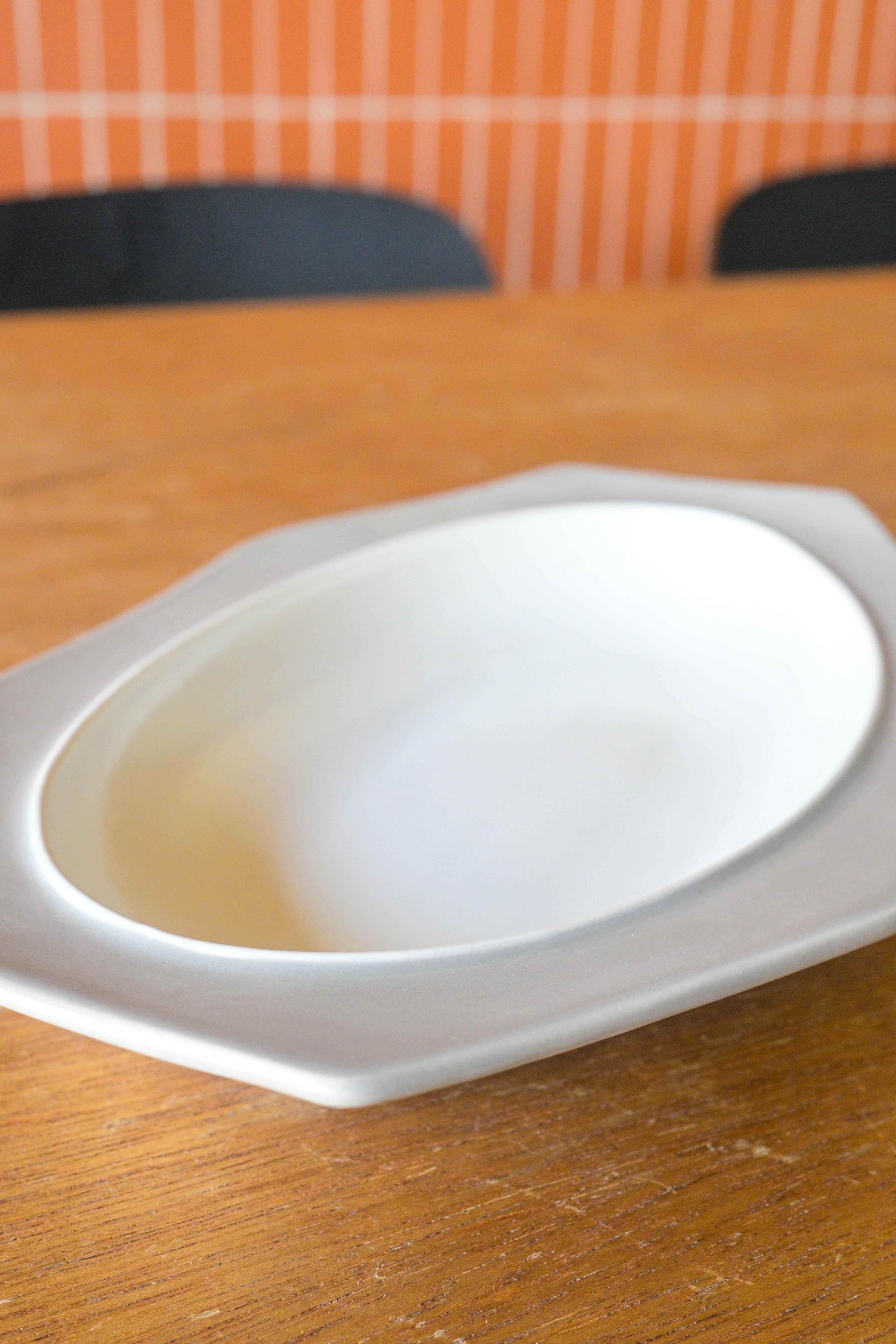 Oblong Grey Dinner Plate (Set of 2)