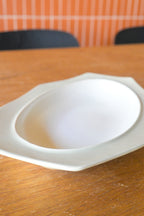 Oblong Cream Dinner Plate (Set of 2)