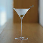 Crystal Trumpet Martini Glass