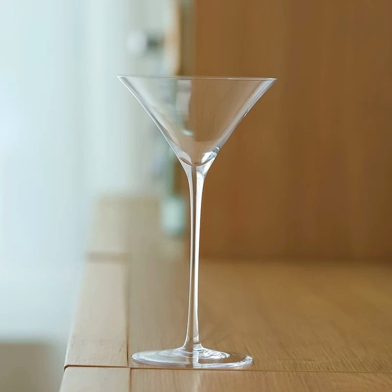 Crystal Trumpet Martini Glass