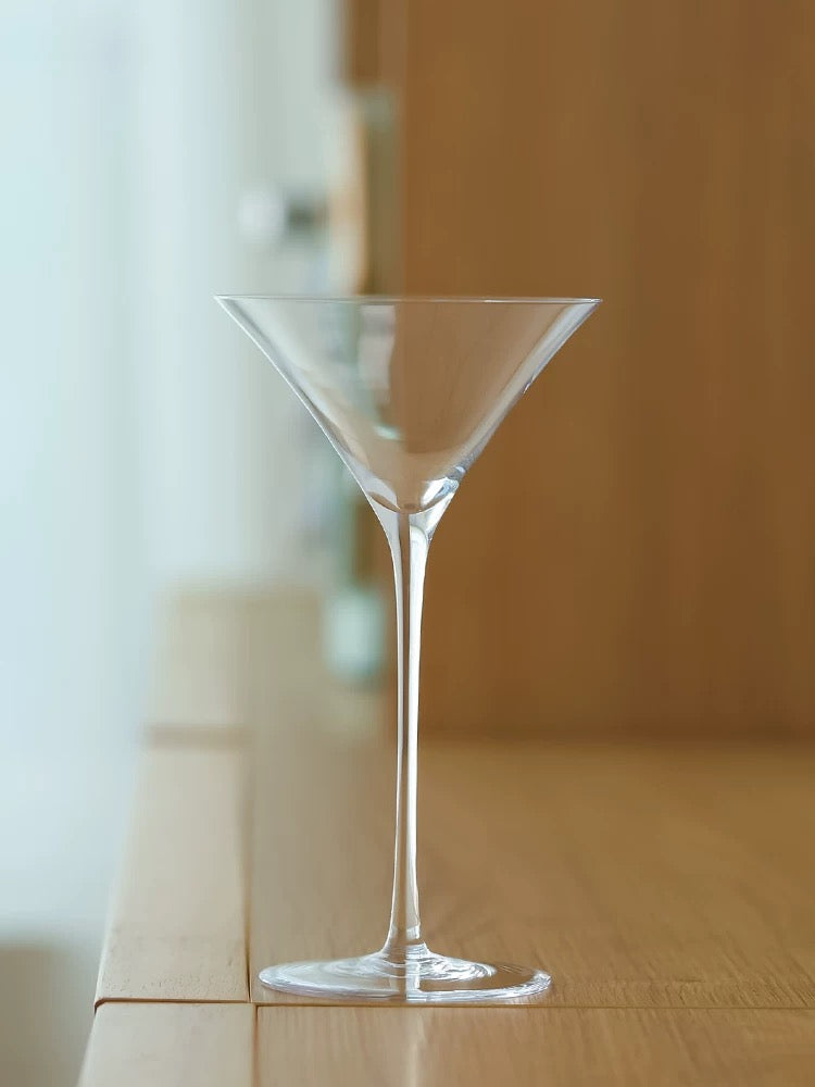 Crystal Trumpet Martini Glass